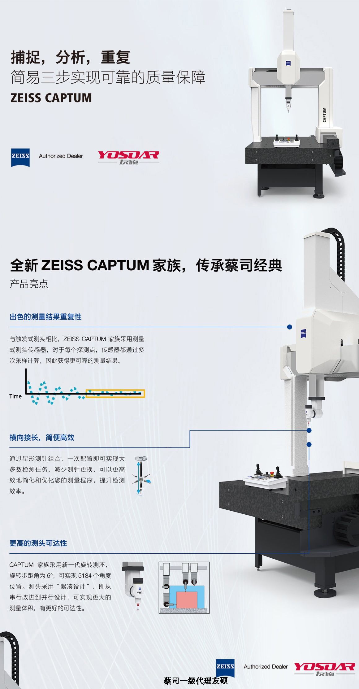 大连蔡司三坐标CAPTUM